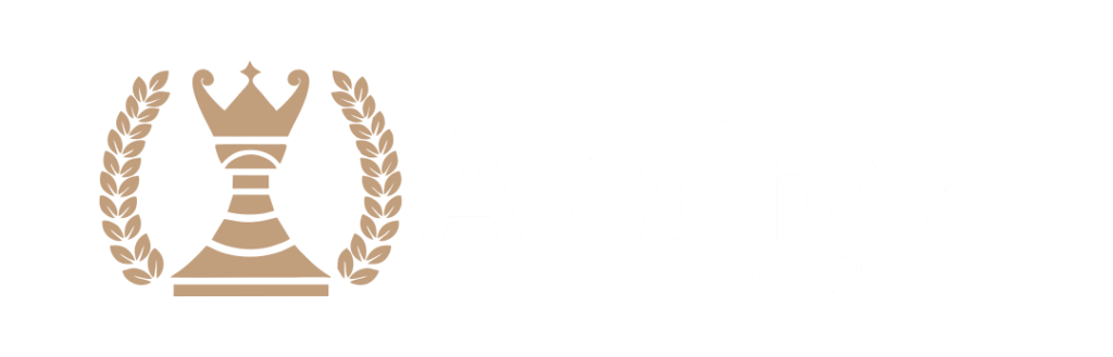 Ajedrez Mendoza Logo White